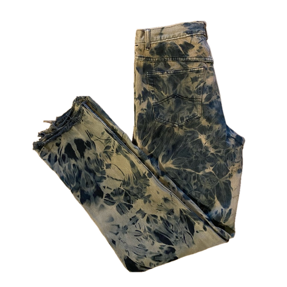 Vintage David Brandon Tie Dye Acid Wash Jeans Style 7007 Size 32